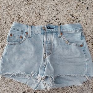 Levi Strauss 501 denim shorts